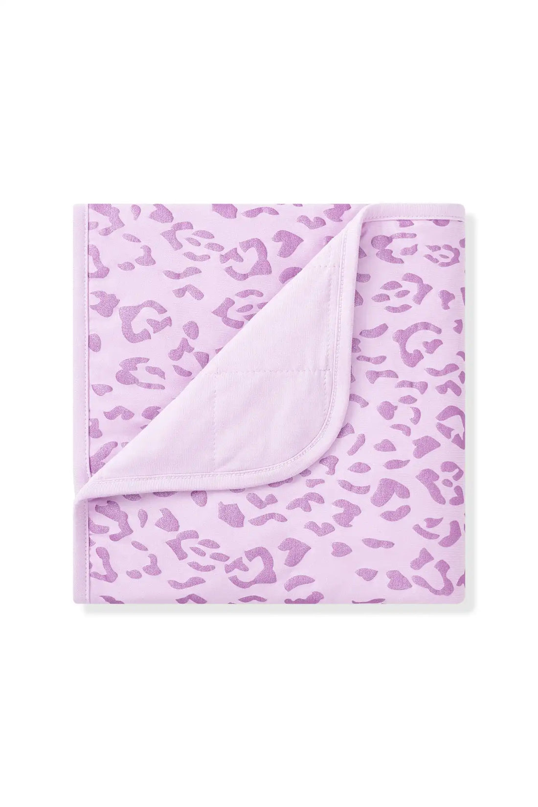 Baby Blanket in Thistle Leopard 1.0