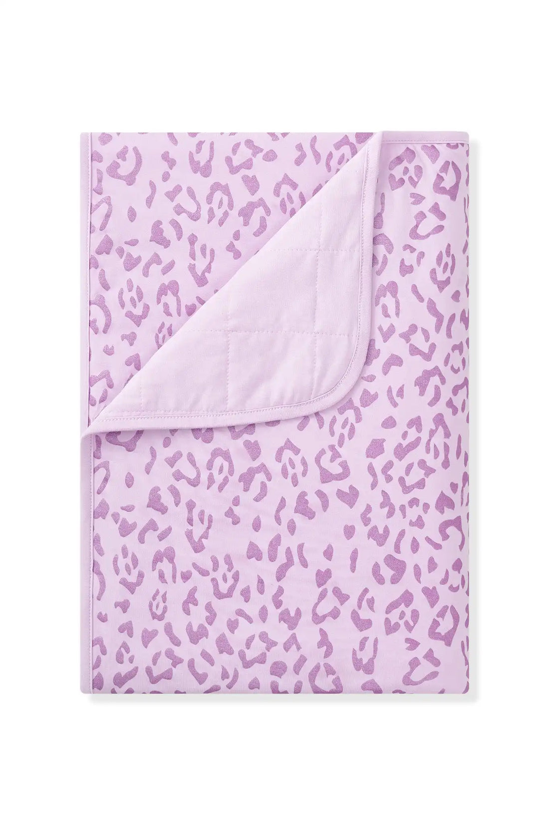 Toddler Blanket in Thistle Leopard 1.0