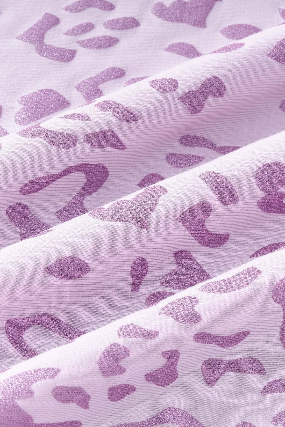 Twin Sheet in Thistle Leopard