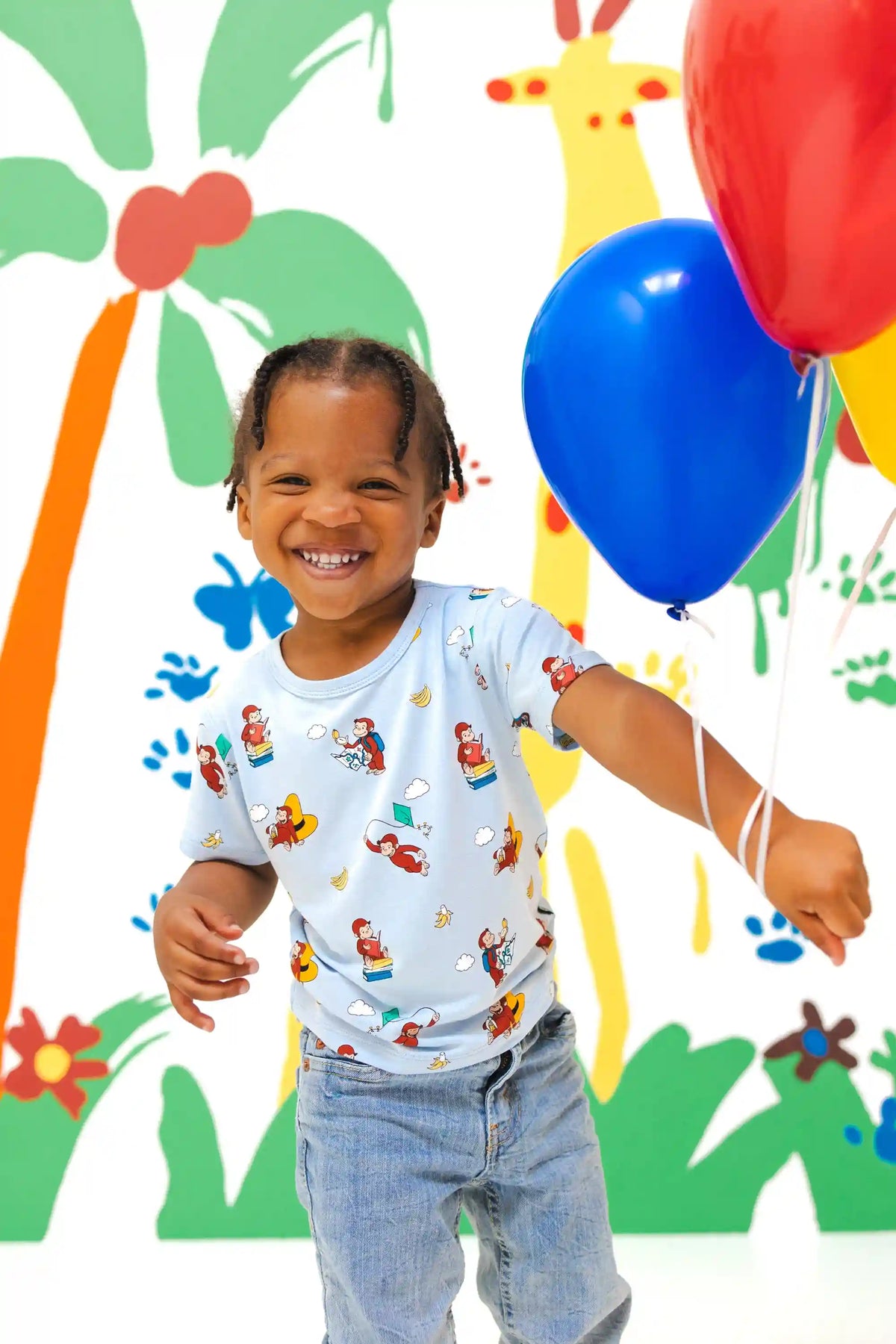 Toddler Basic Tee in Curious George