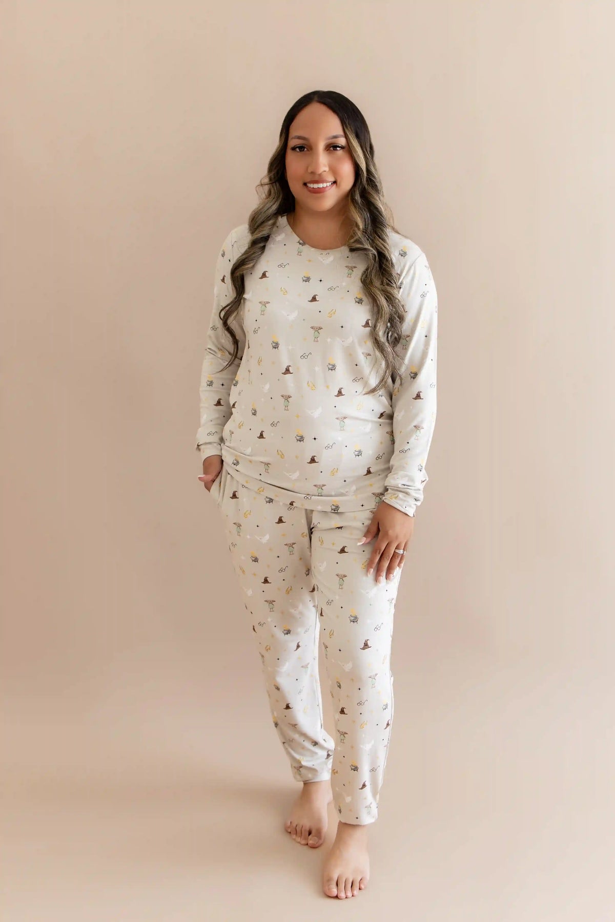 Women's Jogger Pajama Set in Starry Icon