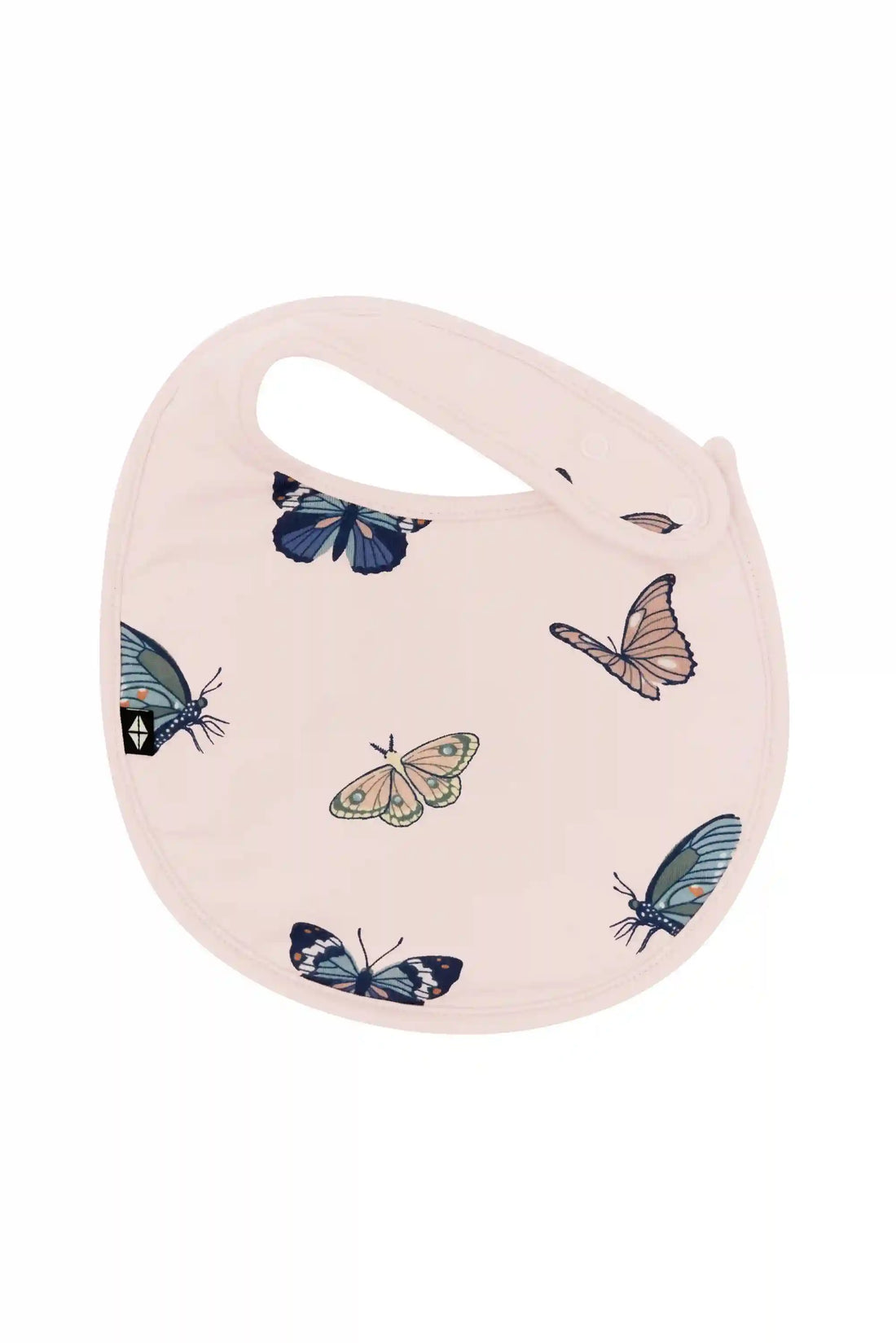 Cushy Bib in Blush Butterfly